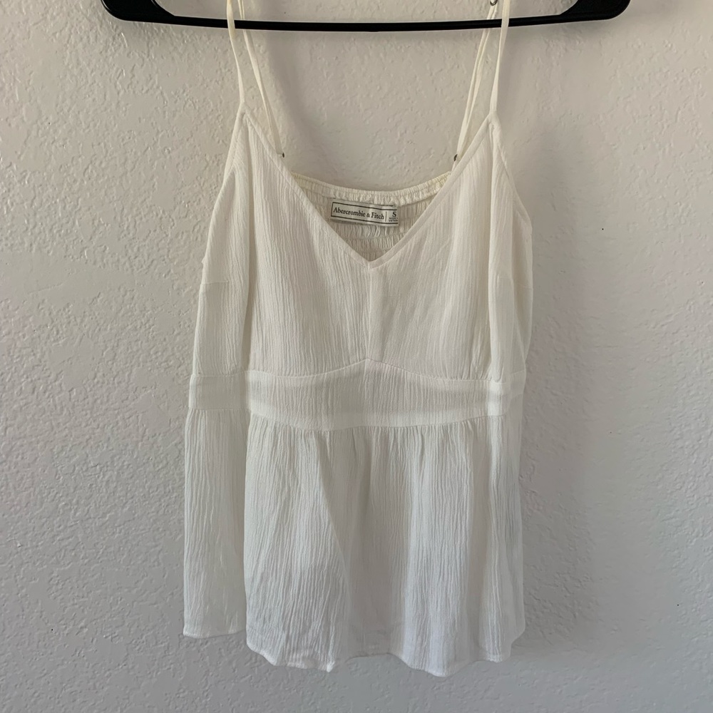 White flowy cami